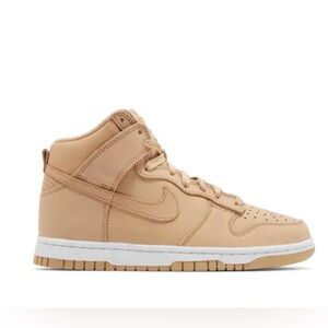 Nike Dunk High Premium Women's Shoes -  Vachetta Tan / White